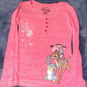 Bambi Snow Days Disney Top SZ MED